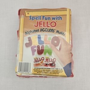 Vintage JELL-O Jigglers Alphabet Molds 26 Letters New In Package